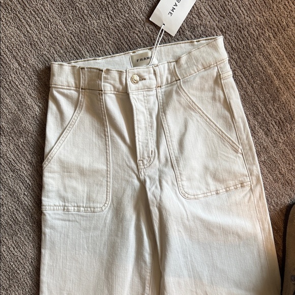 Frame Denim Modern Pocket Wide Leg Jeans - Picture 2 of 5